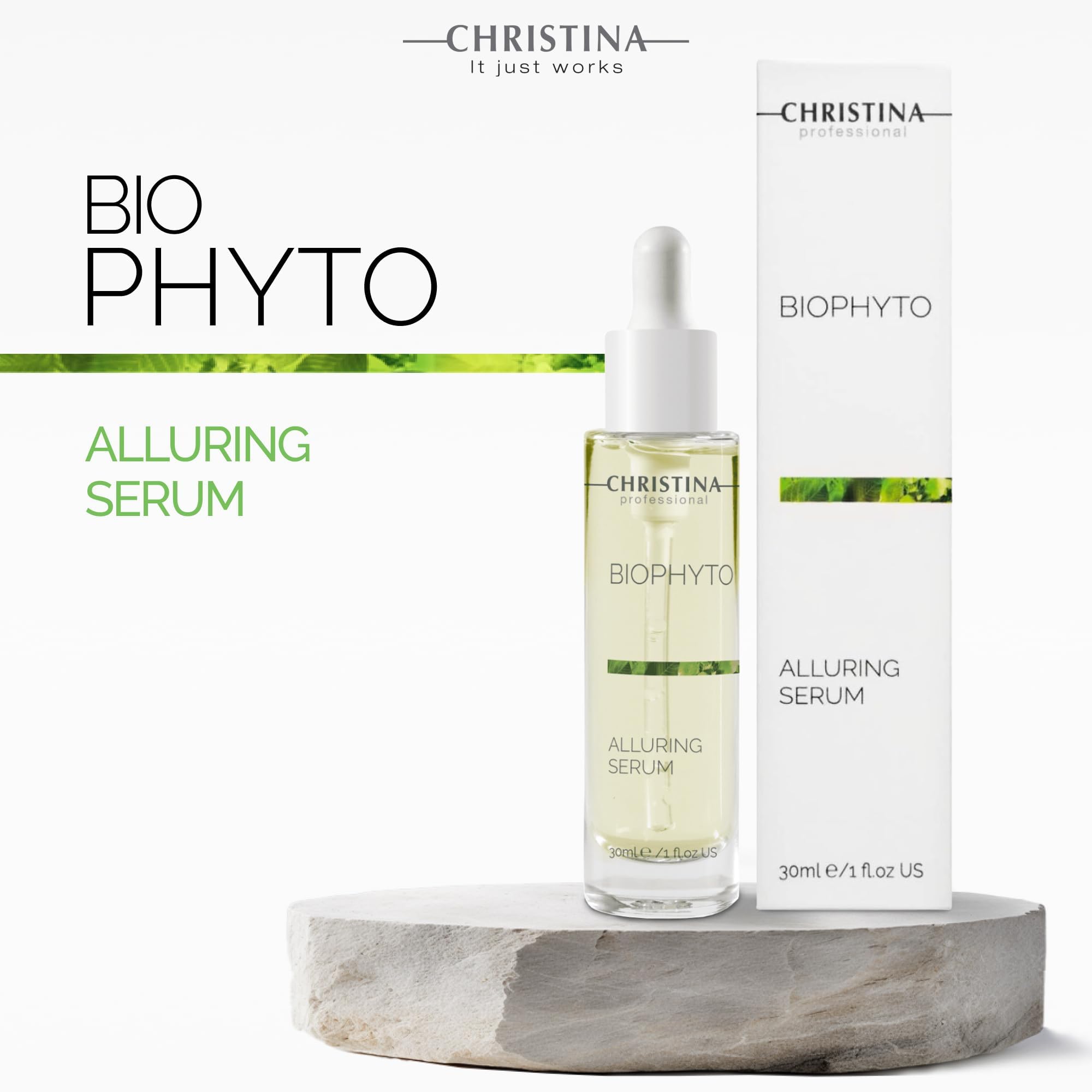 Christina Biophyto Alluring Anti-Aging Serum – Vitamin C, HA & Echinacea, 30ml