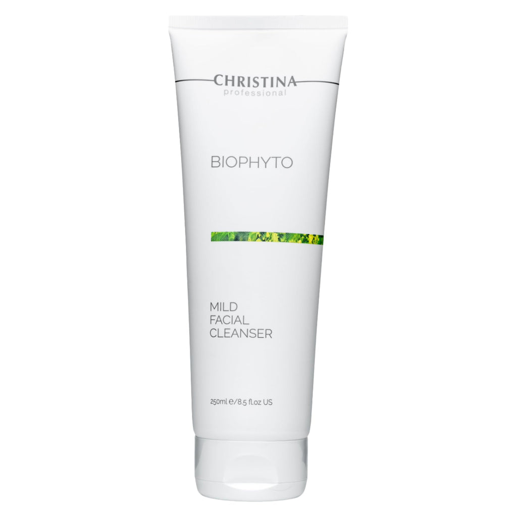 CHRISTINA Biophyto Mild Facial Cleanser – Green Tea & Cucumber, 250 ml | Soapless Daily Face Wash
