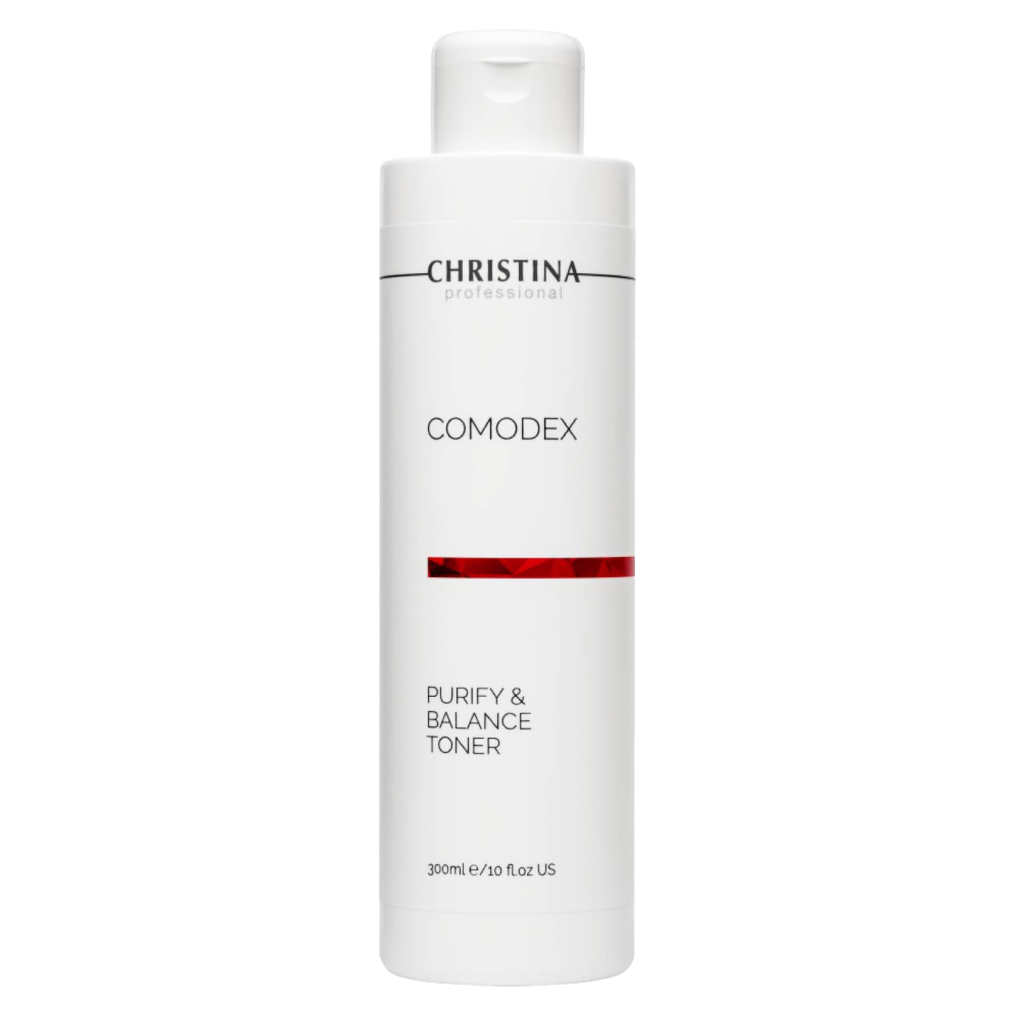 Christina Comodex Purify & Balance Toner 300ml | Eucalyptus & Tasman Pepper, PH-Balancing for Oily/Combination Skin