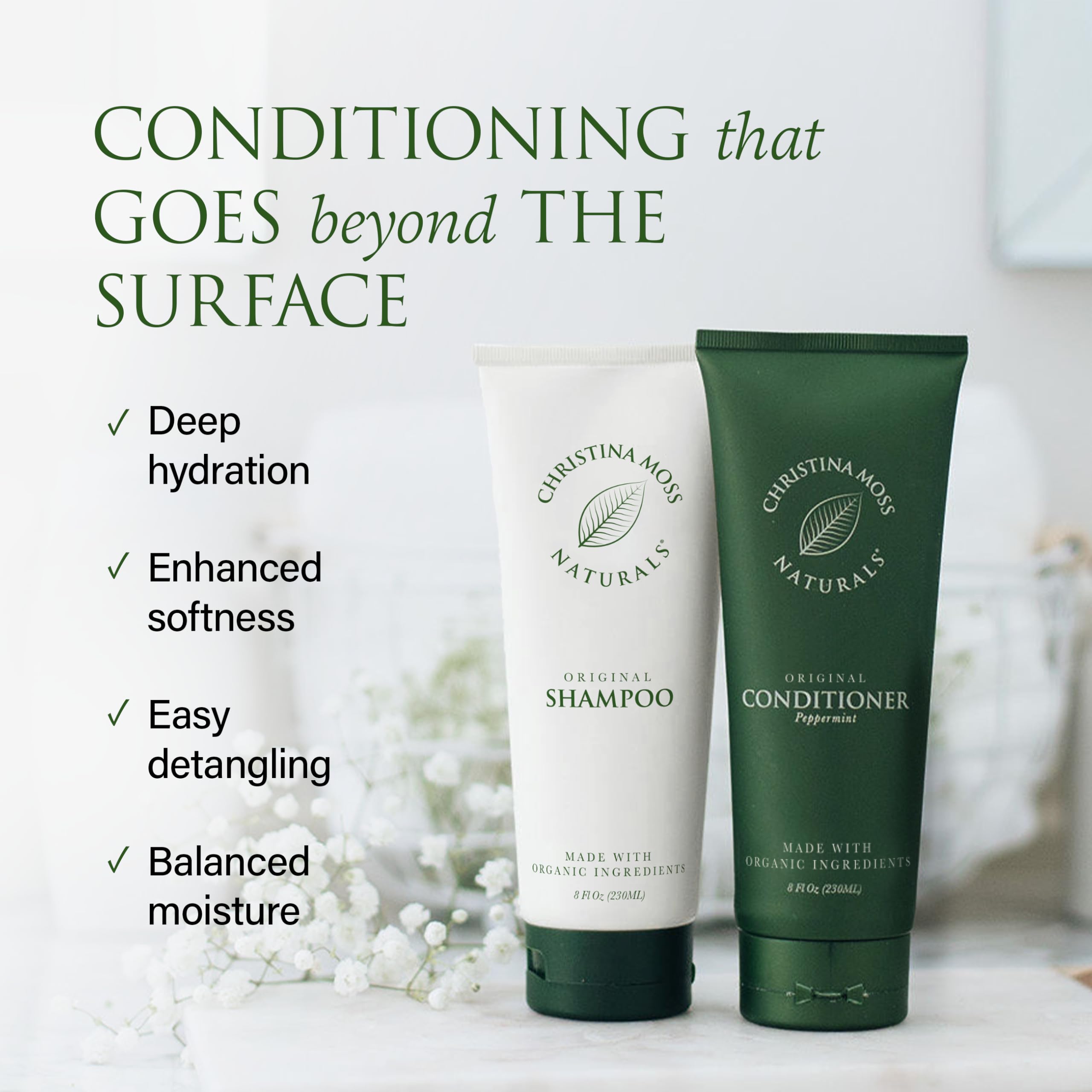 Christina Moss Naturals Conditioner – Organic, Silicone- & Paraben-Free