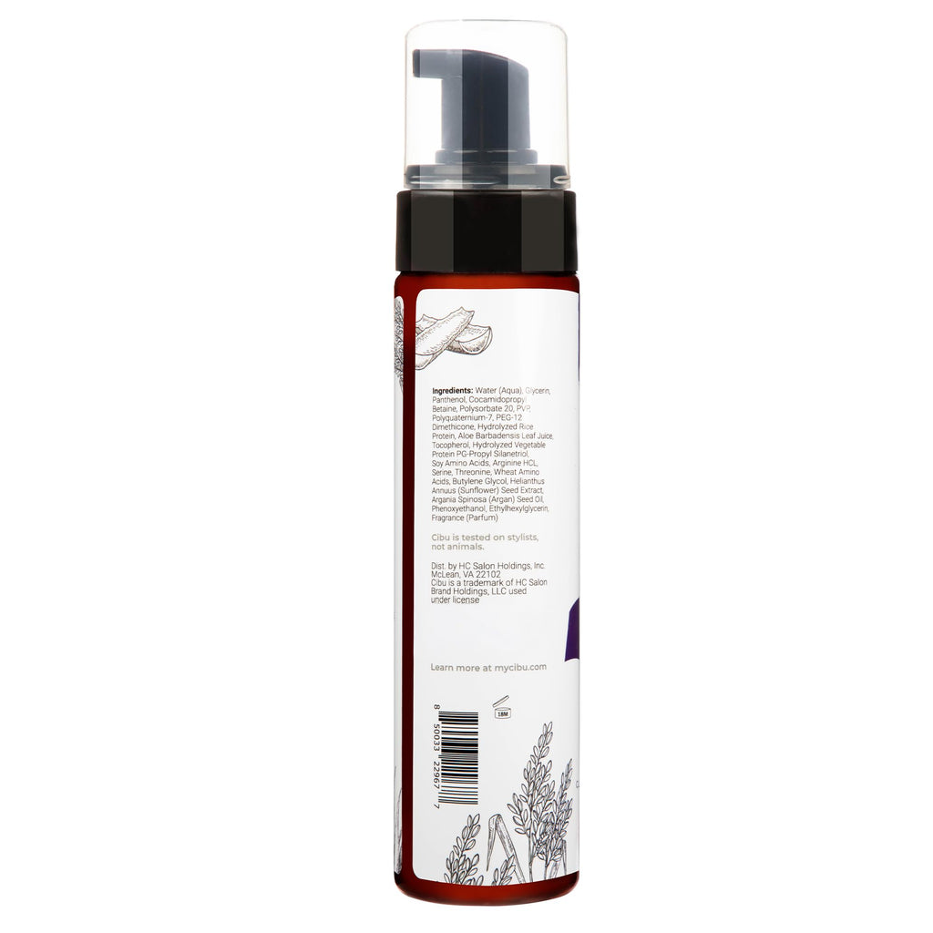 CIBU Volumizing Mousse | Travel-Size Thickening Mousse for Fine Hair | Strong Hold & Shine | 9oz