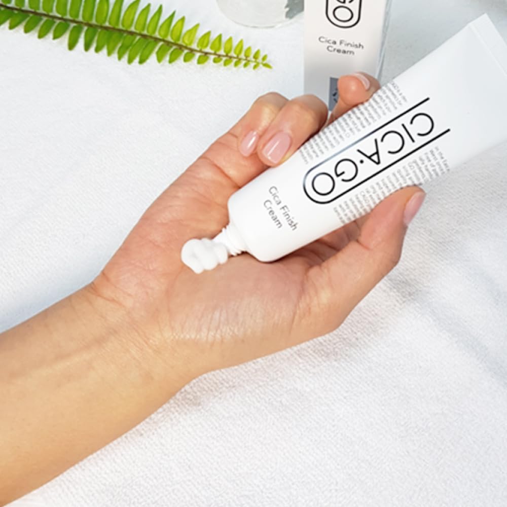 CICA GO Cica Finish Cream – Lightweight, Soothing Korean Moisturizer for Sensitive Skin