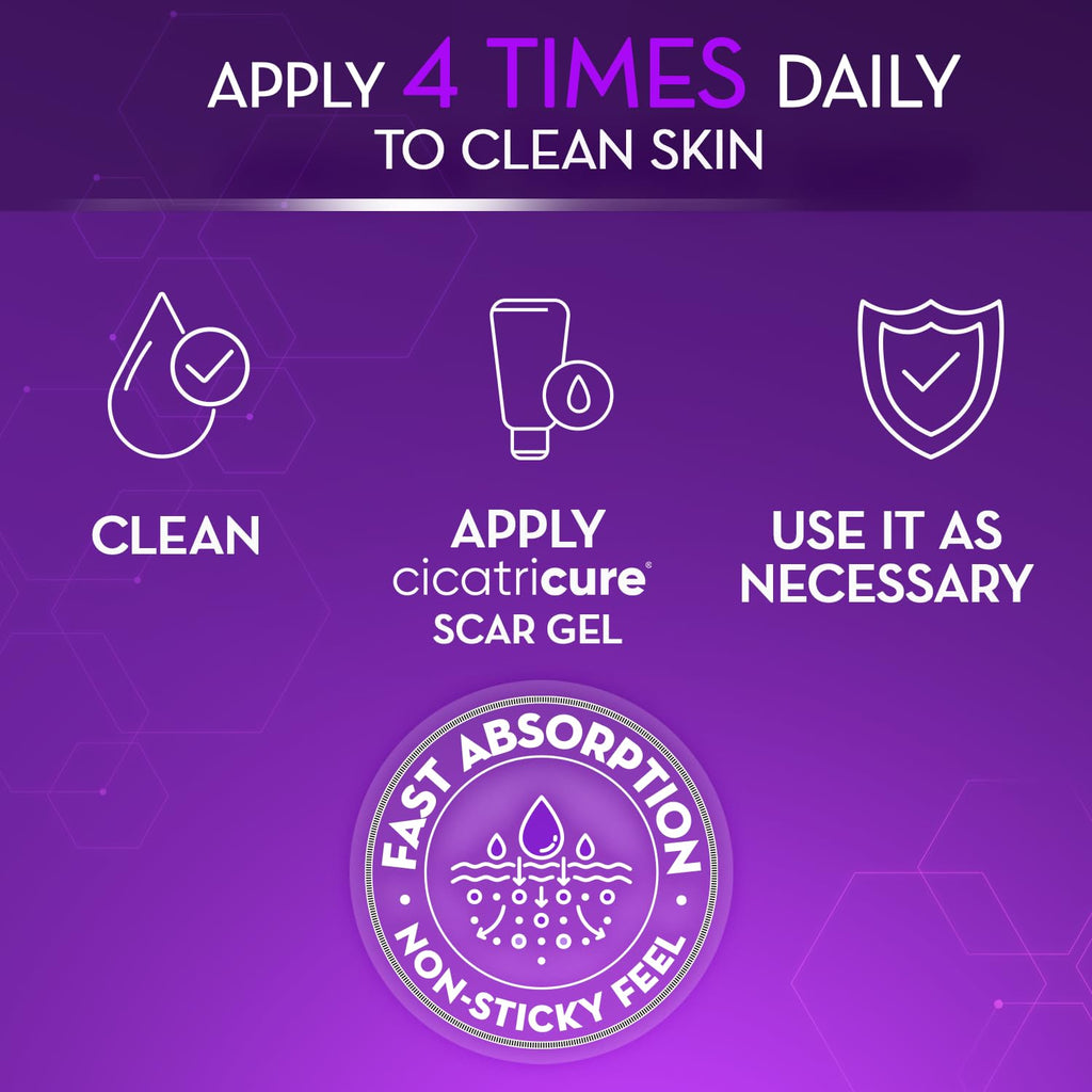 Cicatricure Advanced Scar Gel for Face & Body – Clinically Proven Results in 2 Weeks
