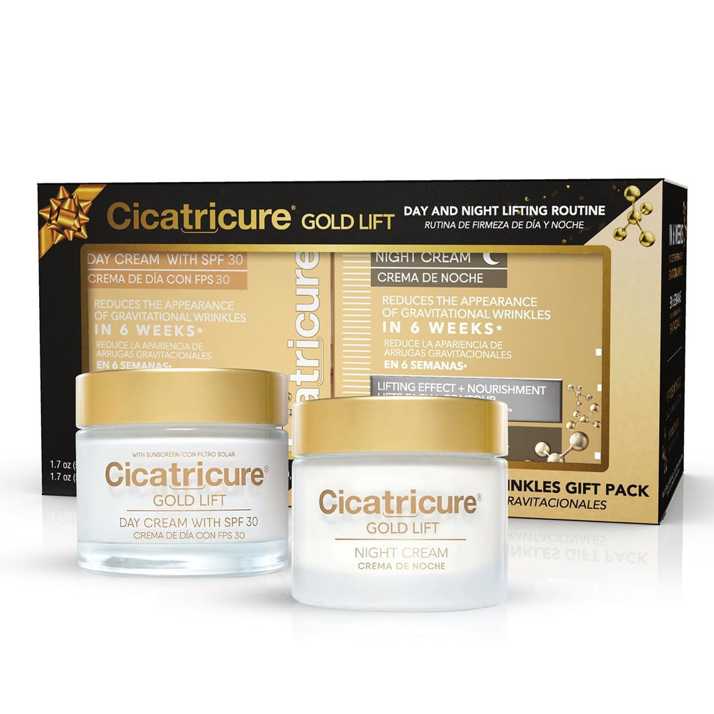 Cicatricure Gold Lift Day & Night Cream Gift Pack – Anti Aging Peptide Moisturizer