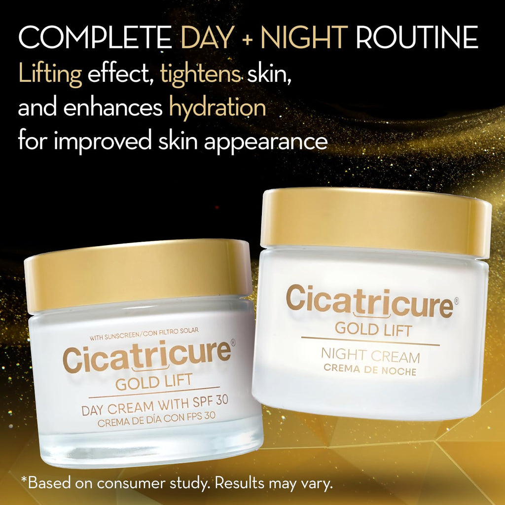 Cicatricure Gold Lift Day & Night Cream Gift Pack – Anti Aging Peptide Moisturizer
