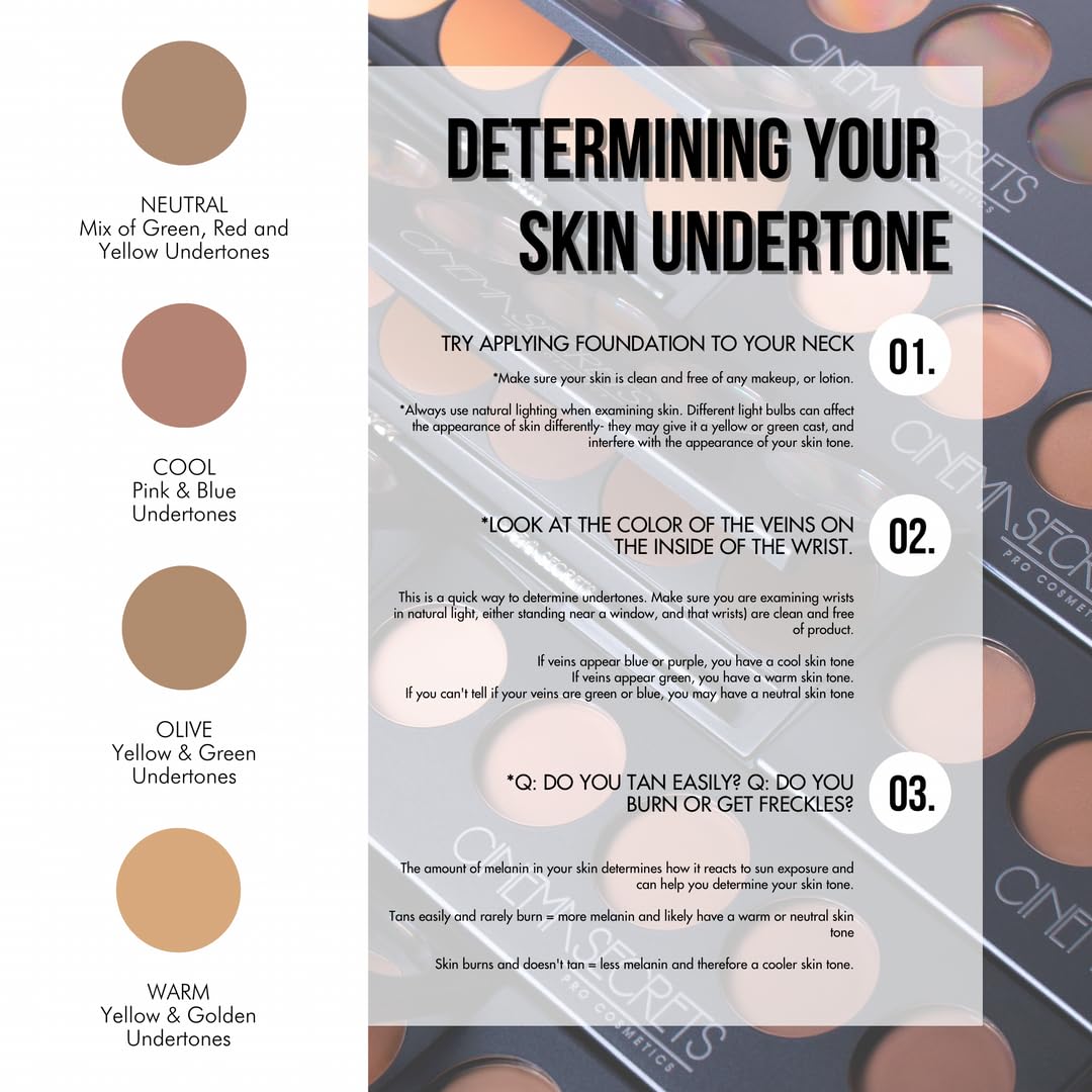 Cinema Secrets Ultimate Foundation Single 200 Series 201-67B Med-Deep Olive | Buildable, Long-Wear Matte Finish