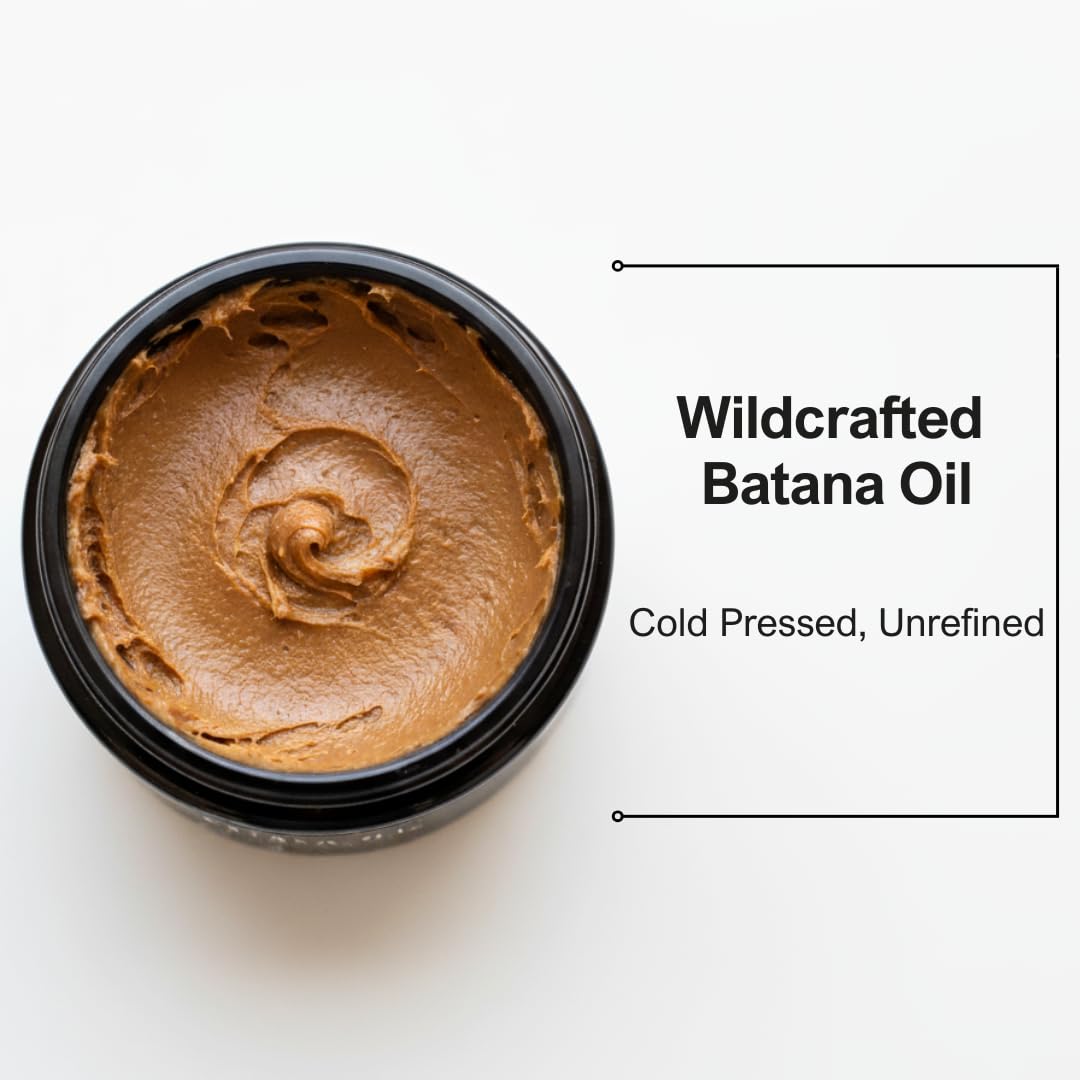 CinNoir Dr Sebi Batana Oil – 100% Raw, Organic & Cold-Pressed for Thicker, Stronger Hair (4.23 oz)