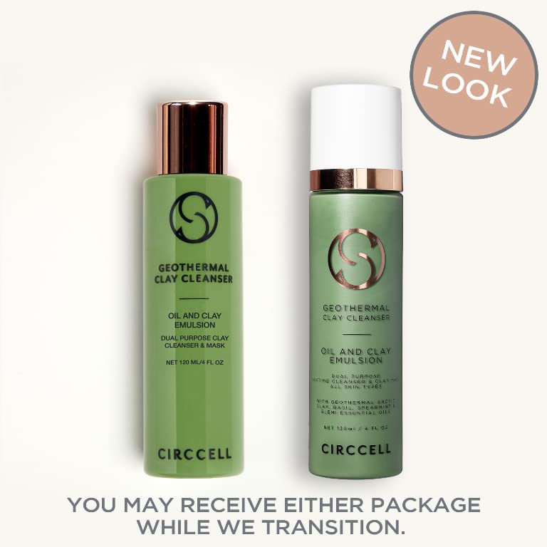 CIRCCELL Geothermal Clay Cleanser – Hydrating Arctic Clay & Essential Oils