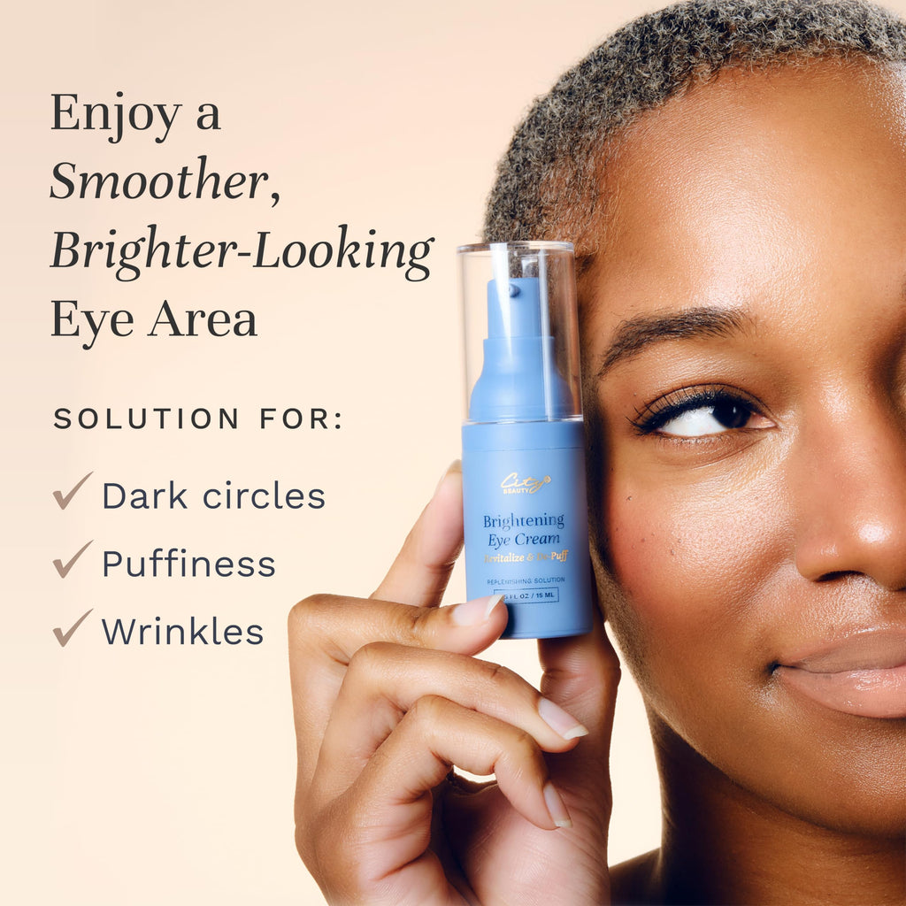 City Beauty Brightening Eye Cream – Reduce Dark Circles, Puffiness & Fine Lines