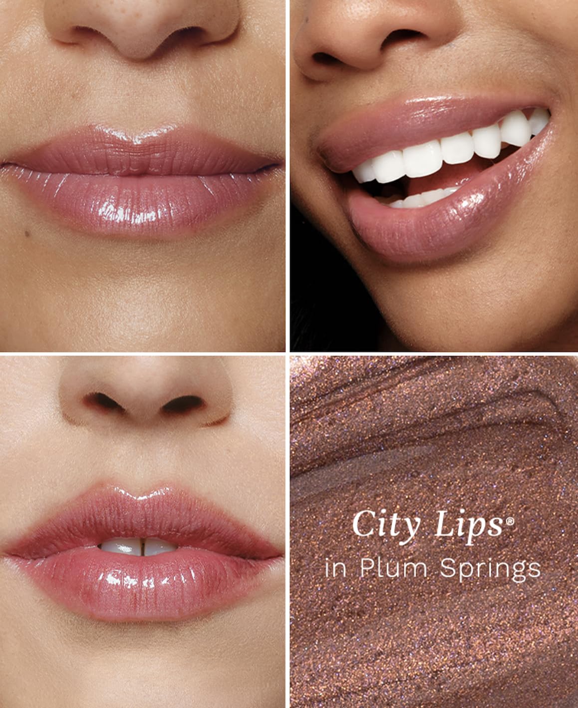 City Beauty City Lips Plum Springs Plumping Lip Gloss – High-Shine Hydration with Hyaluronic Acid