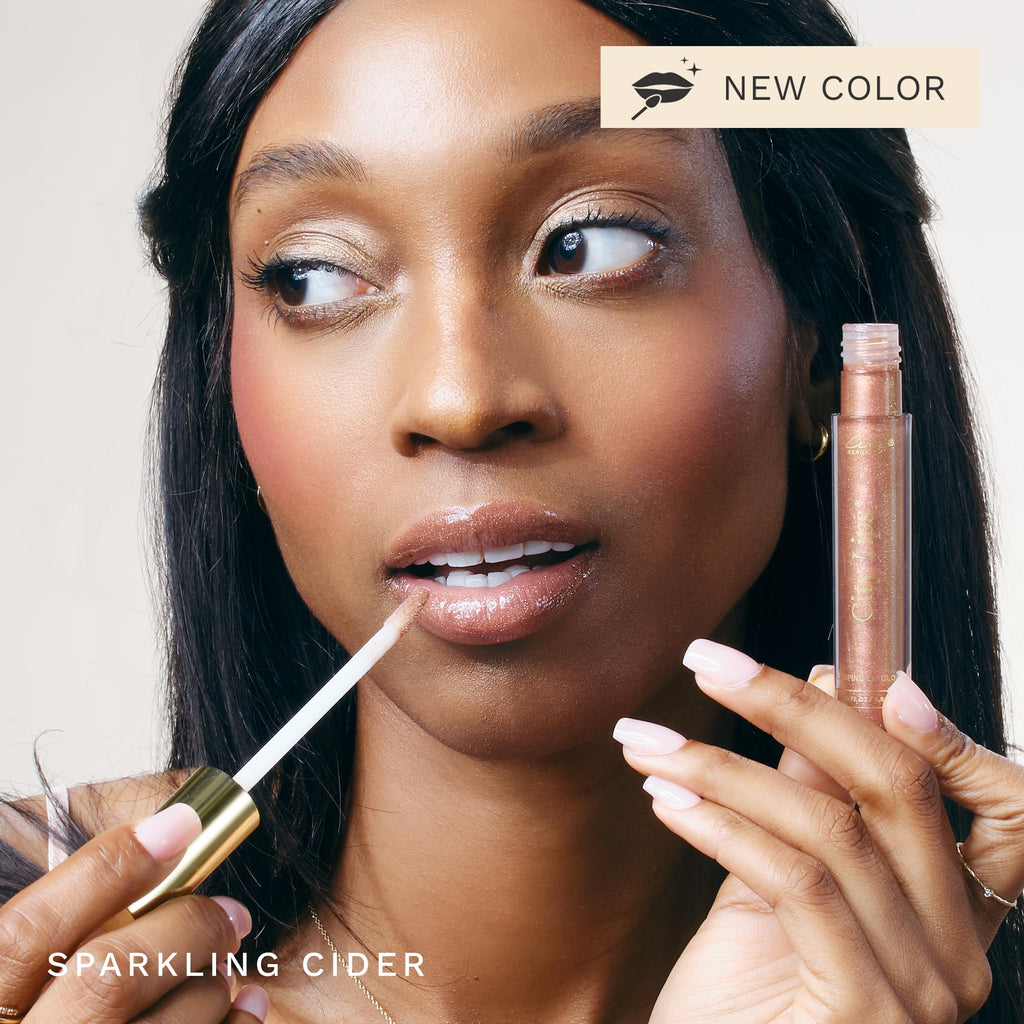 City Lips Sparkling Cider Plumping Lip Gloss by City Beauty – High Shine Hydration