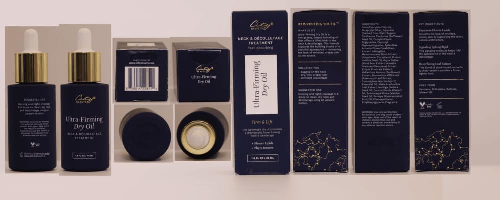 City Beauty Ultra-Firming Dry Oil – Neck & Décolletage Lift & Hydration
