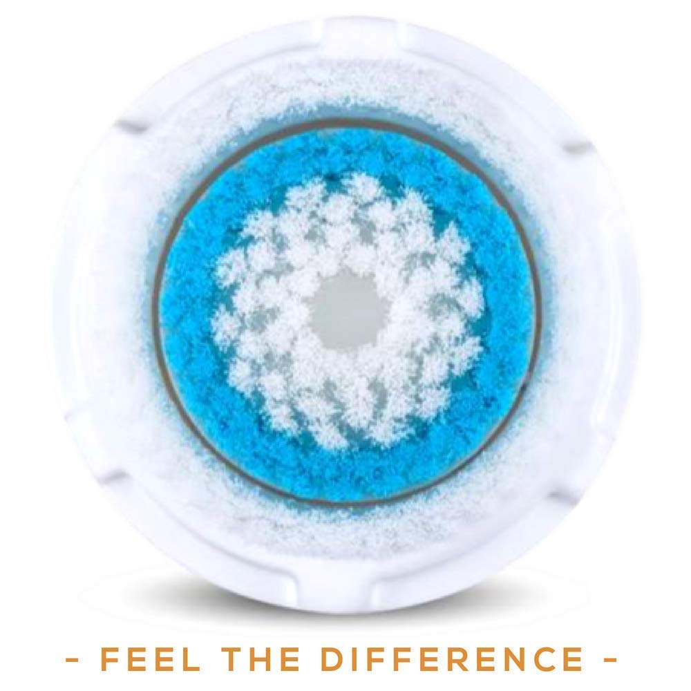 Clarisonic Deep Pore Brush Head Replacements – 4 Pack for Mia 1/2, Mia Fit, Alpha Fit, Smart Profile Uplift