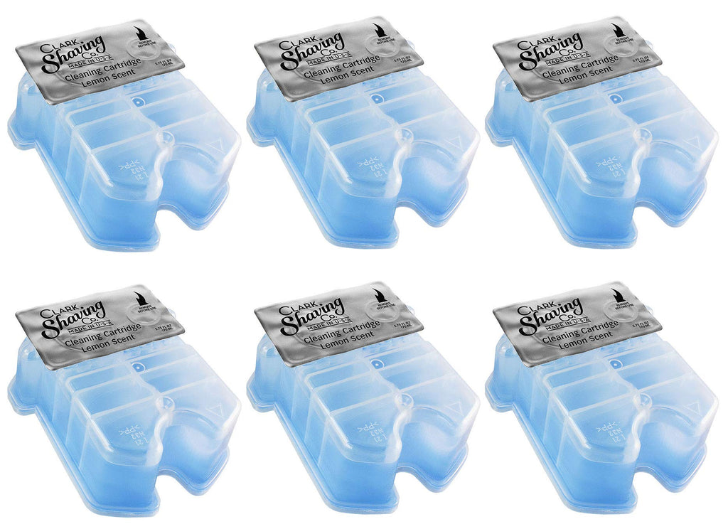 Clark Shaving Co. Refill Cartridges for Braun Clean & Renew CCR (6-Pack) – Lemon Fresh Formula