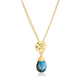Classic Athena Kate Gemstone Necklace: Labradorite