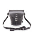 Handmade Leather Barrel Bag - Graphite
