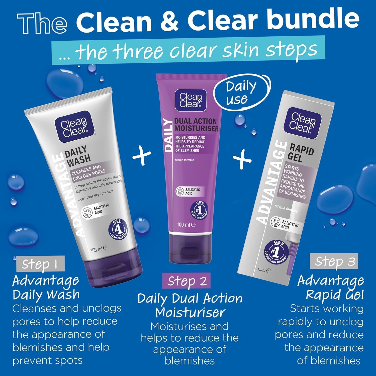 Clean & Clear Advantage Quick Clear Treatment Gel 15ml – Spot Care