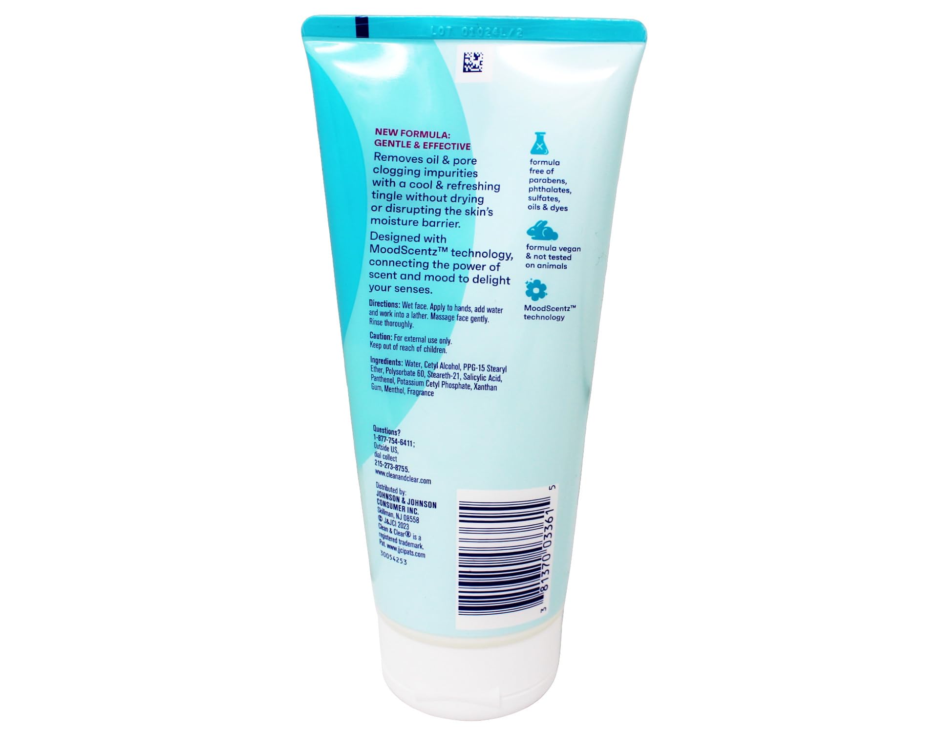 Cln&Clr Crm Clnsr Deep Action Cream Cleanser for Sensitive Skin – 6.5 oz, Pack of 2