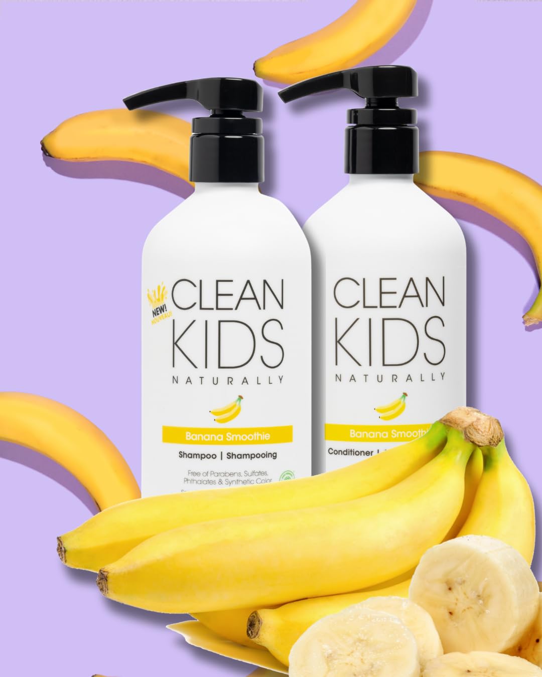Clean Kids Naturally Tropical Shampoo – EWG Verified, Coconut-Free, Gluten-Free, Vegan, 16 oz