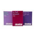 Cleanbar All Natural Bar Soap Trio – Mint to Be, In Full Bloom, Time to Chillax (4.5 oz each)