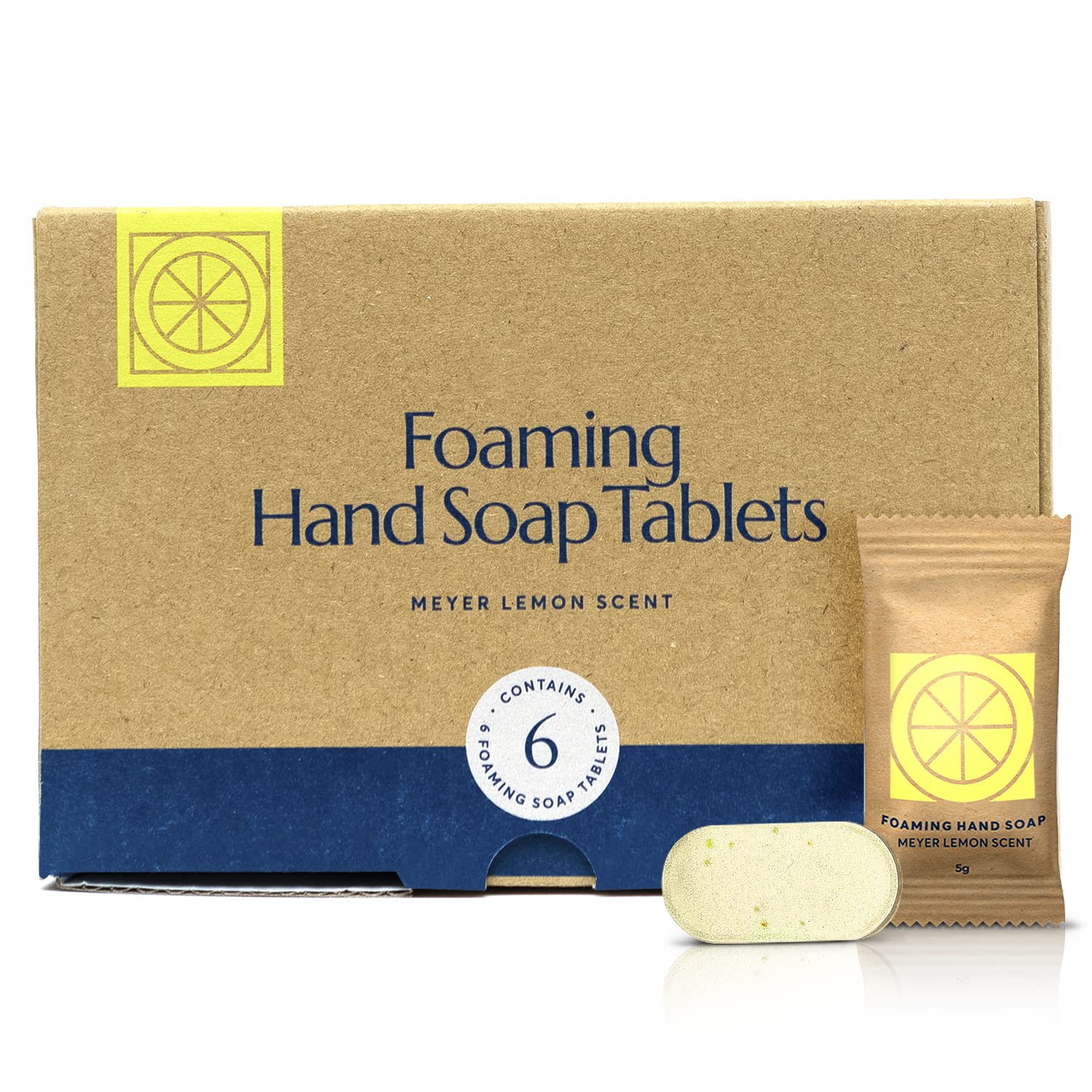 CLEANOMIC Foaming Hand Soap Tablets (6 Pack) – Meyer Lemon Refill