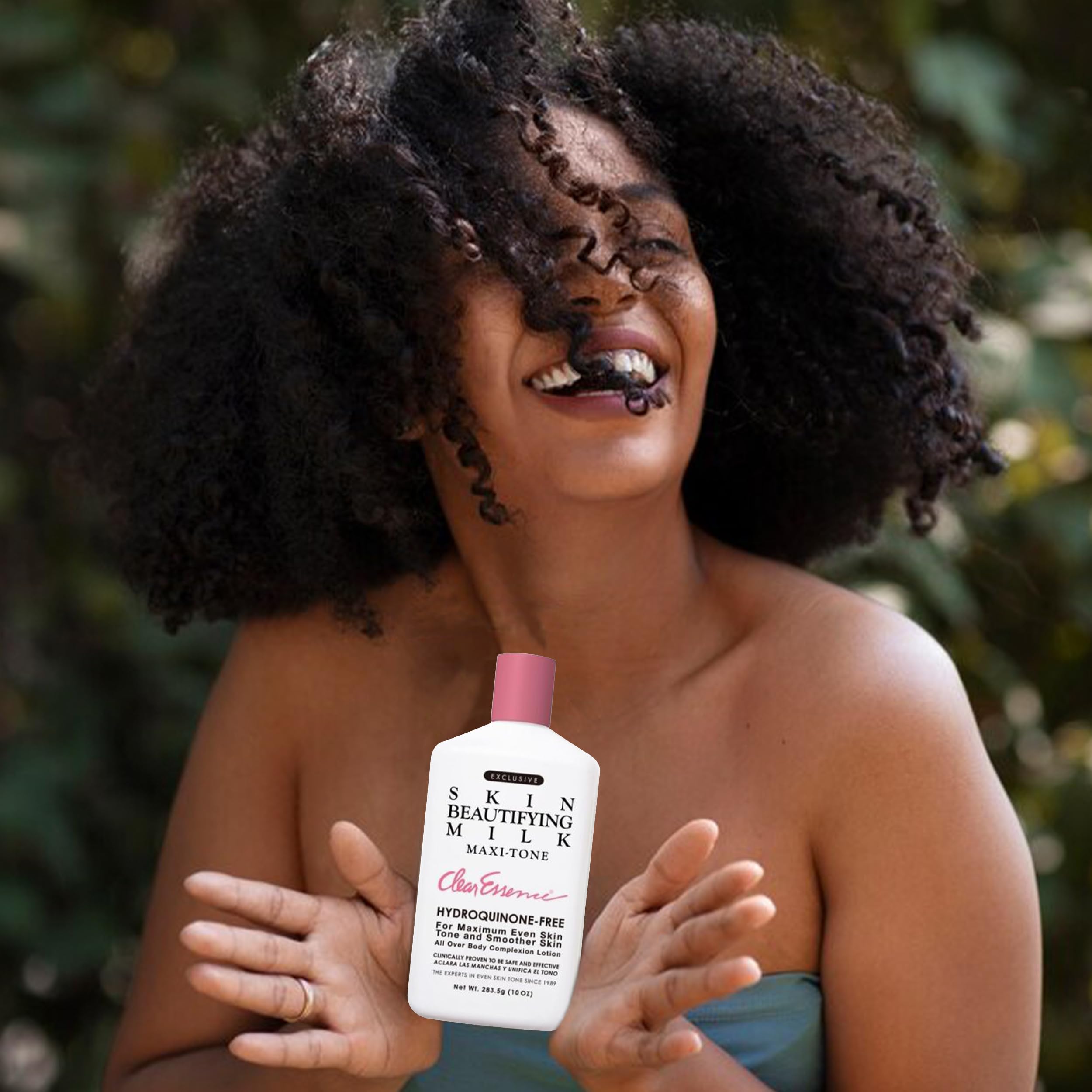 Clear Essence Maxi-Tone Hydrating Milk Lotion – Hydroquinone-Free, Dry Skin Care (10 oz)