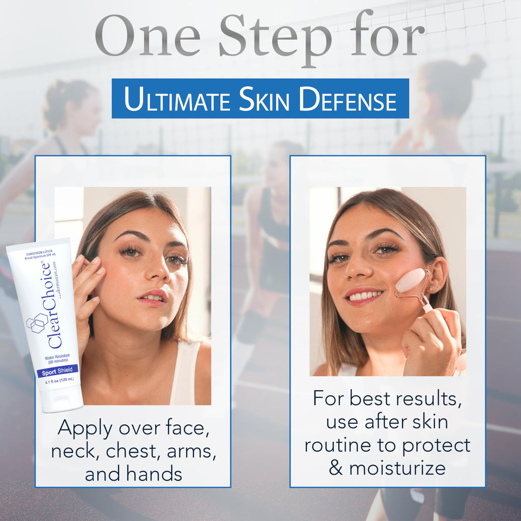 ClearChoice Sunscreen for Face SPF 45 | Oil-Free, Reef-Safe, Broad Spectrum, 4oz