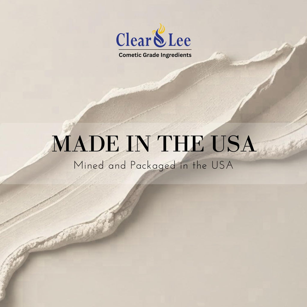 ClearLee Kaolin Clay Cosmetic Grade Powder - 100% Pure, Natural DIY Masks (5 LB)