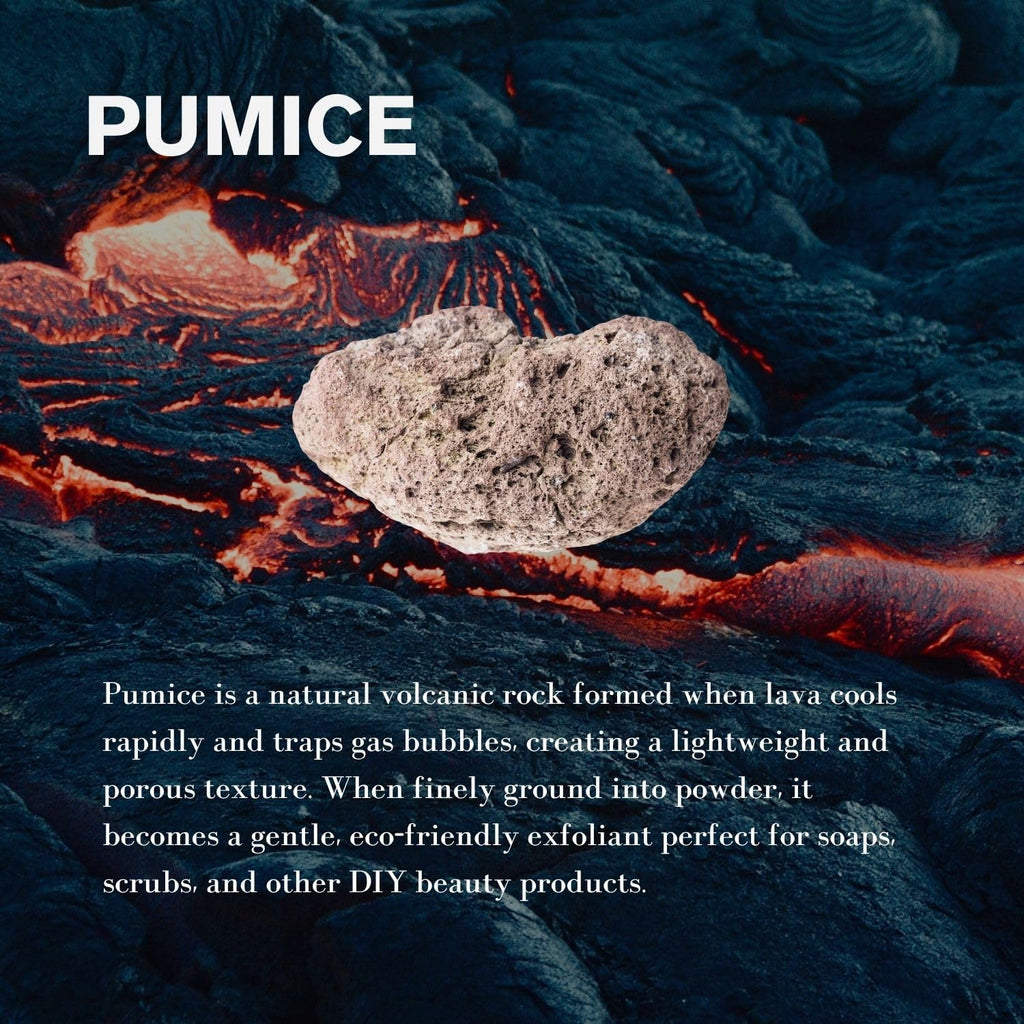 ClearLee Cosmetic Grade Pumice – 100% Pure Natural Exfoliant Powder for Face, Body & Feet (2 lb)