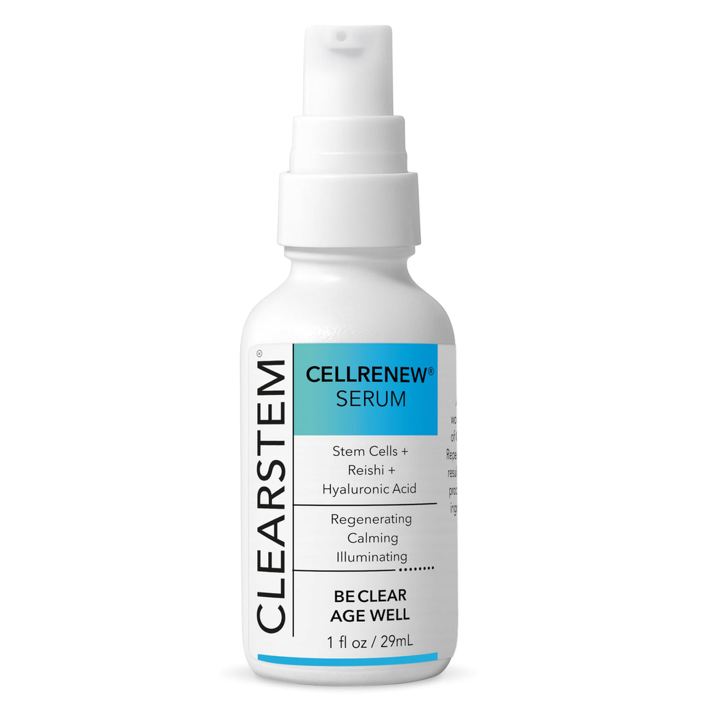 CLEARSTEM CELLRENEW Collagen Stem Cell Serum – Acne & Youthful Skin, 1 fl oz