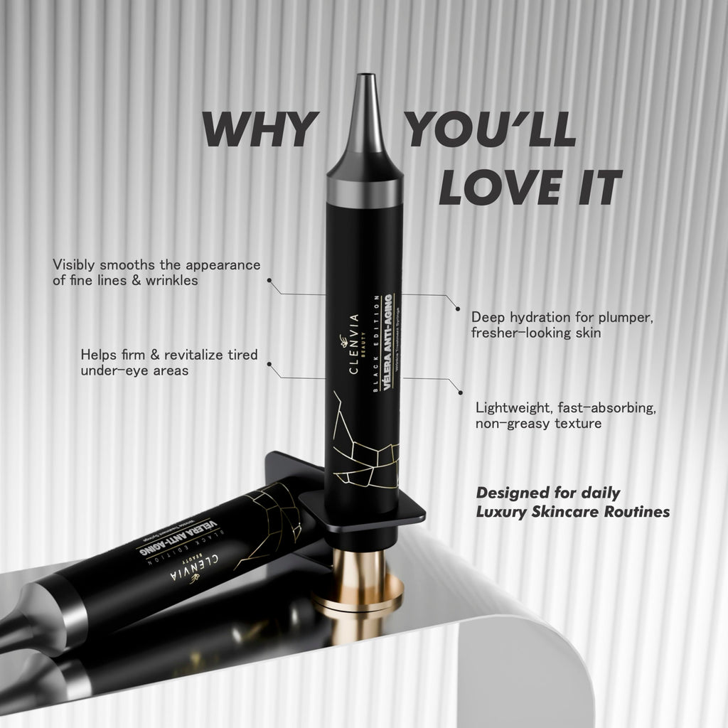 Vélera Black Edition Anti-Aging Syringe – CLENVIA Beauty | Firming & Smoothing 10ml