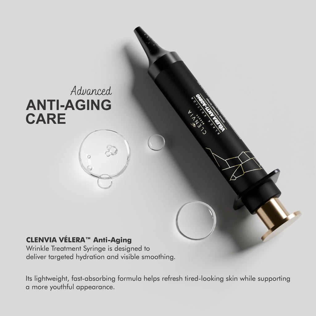 Vélera Black Edition Anti-Aging Syringe – CLENVIA Beauty | Firming & Smoothing 10ml