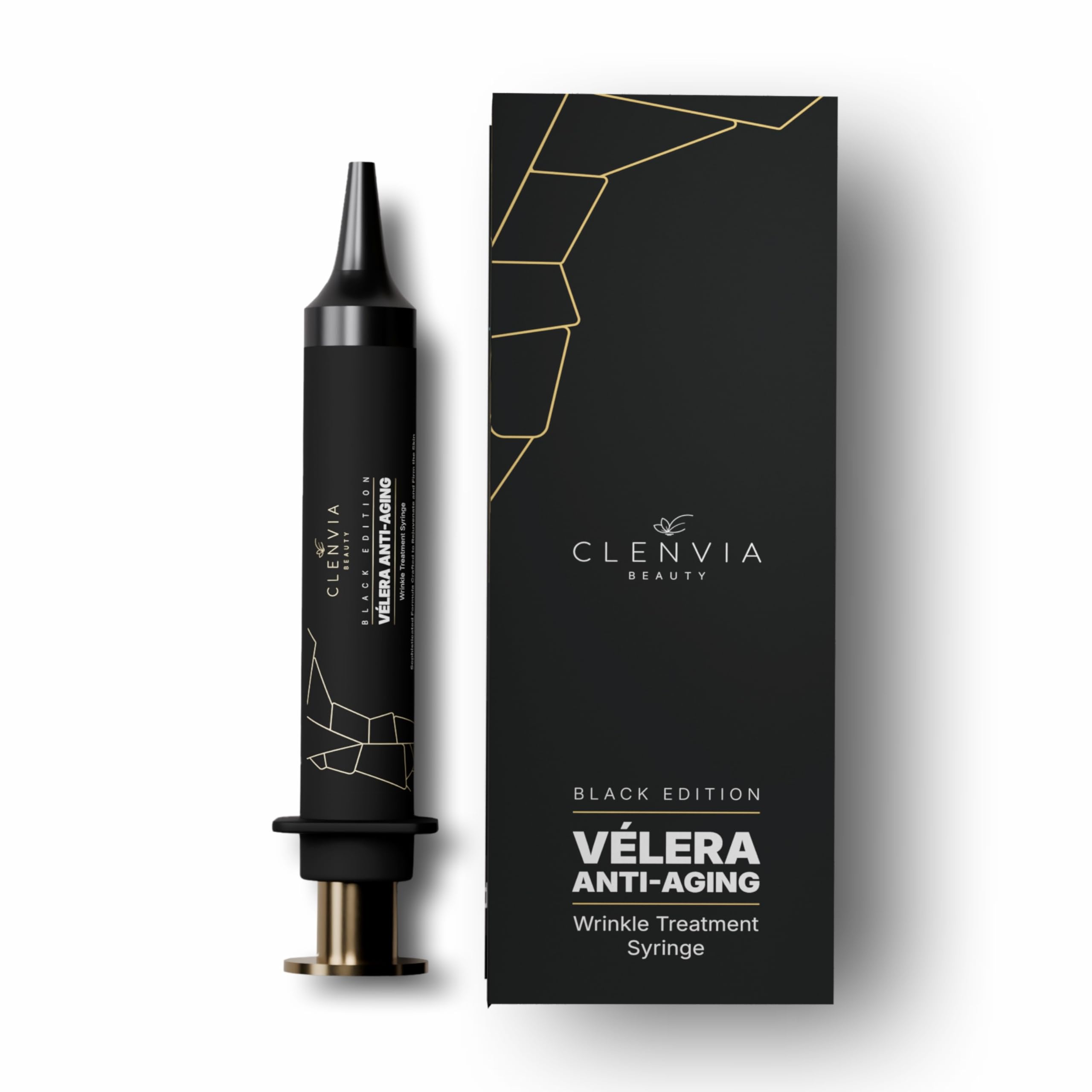 Vélera Black Edition Anti-Aging Syringe – CLENVIA Beauty | Firming & Smoothing 10ml