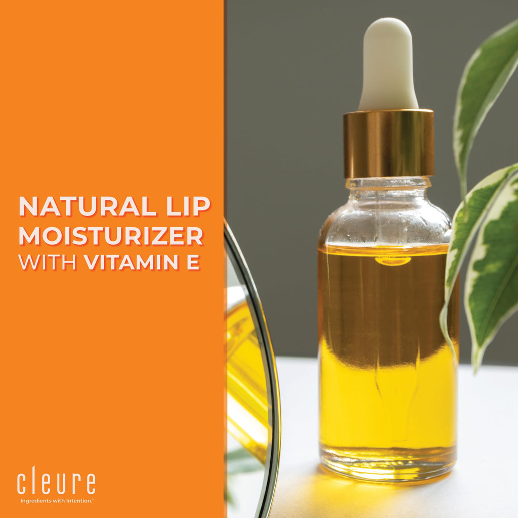Cleure Organic All Natural Lip Balm — Fragrance Free, Paraben Free, Petroleum Free SPF Lip Balm (6 x .15 oz)