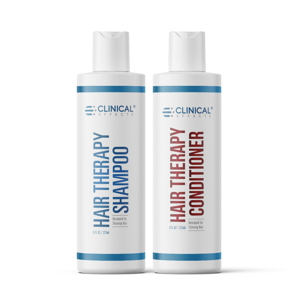 Clinical Effects Hair Therapy Shampoo & Conditioner Set – Biotin, Saw Palmetto, DHT Blocking – USA Made