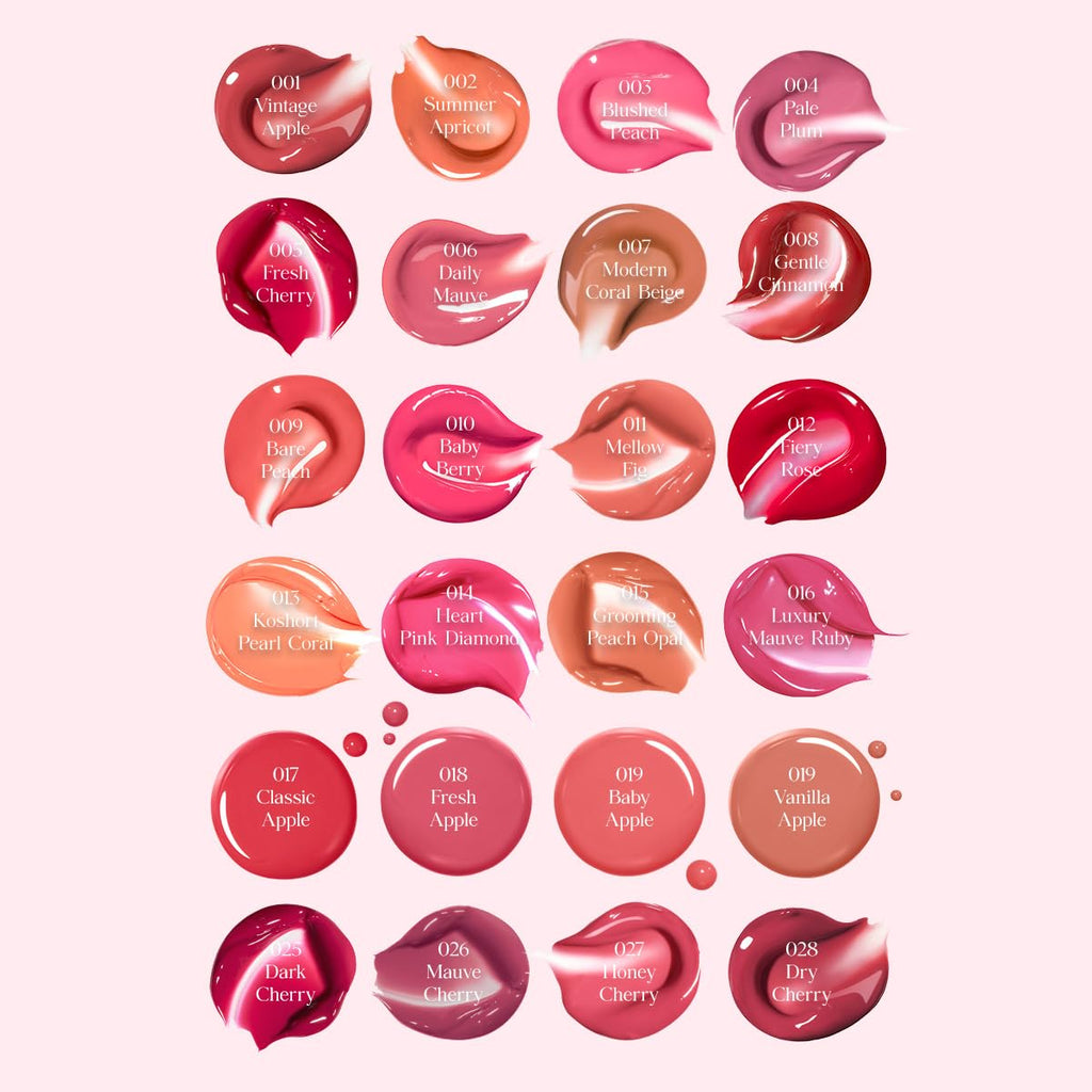 CLIO Crystal Glam Tint Cherry Series 028 Dry Cherry – Glossy, Buildable Lip Stain
