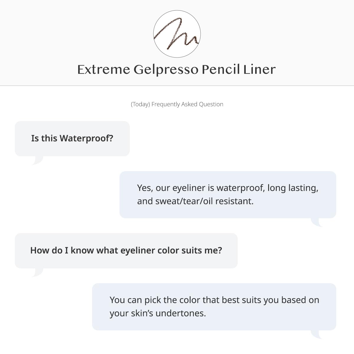 CLIO Extreme Gelpresso Pencil Eyeliner | Smudge-Proof, Waterproof, Long-Lasting | 6 Shades (Deep Brown 002)