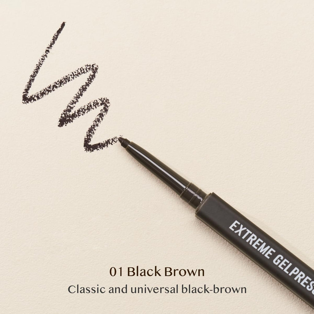 CLIO PROFESSIONAL Extreme Gelpresso Pencil Eyeliner – Waterproof, Smudge-Proof, 6 Shades
