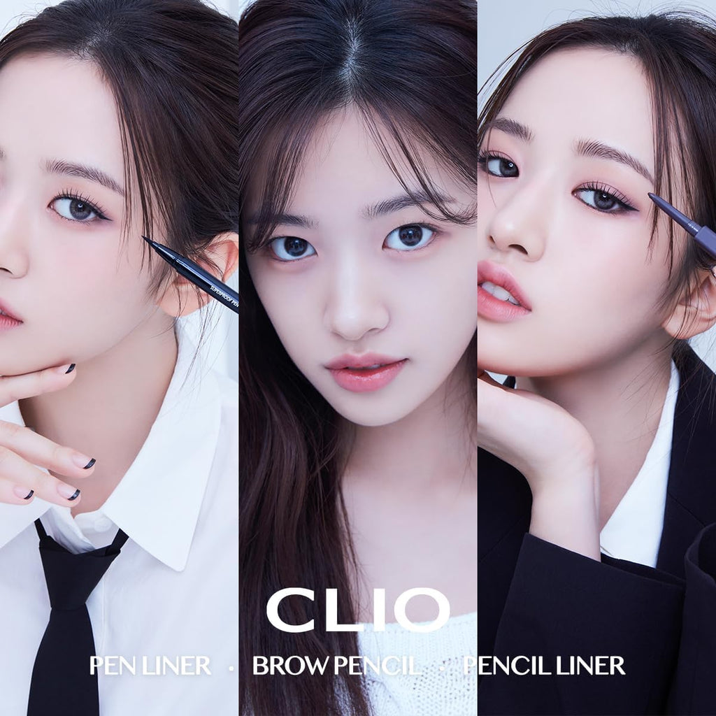 CLIO PROFESSIONAL Superproof Pen Liquid Eyeliner – Precision Tip, Waterproof, 001 BLACK (NEW)