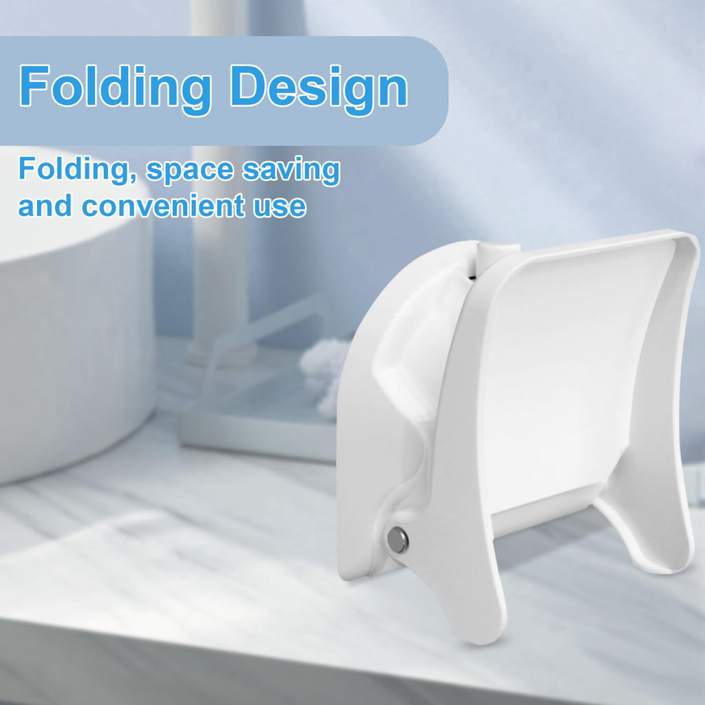 CLIO Foldable Shower Foot Rest with Suction Cup – Anti-Slip, No-Drill Install