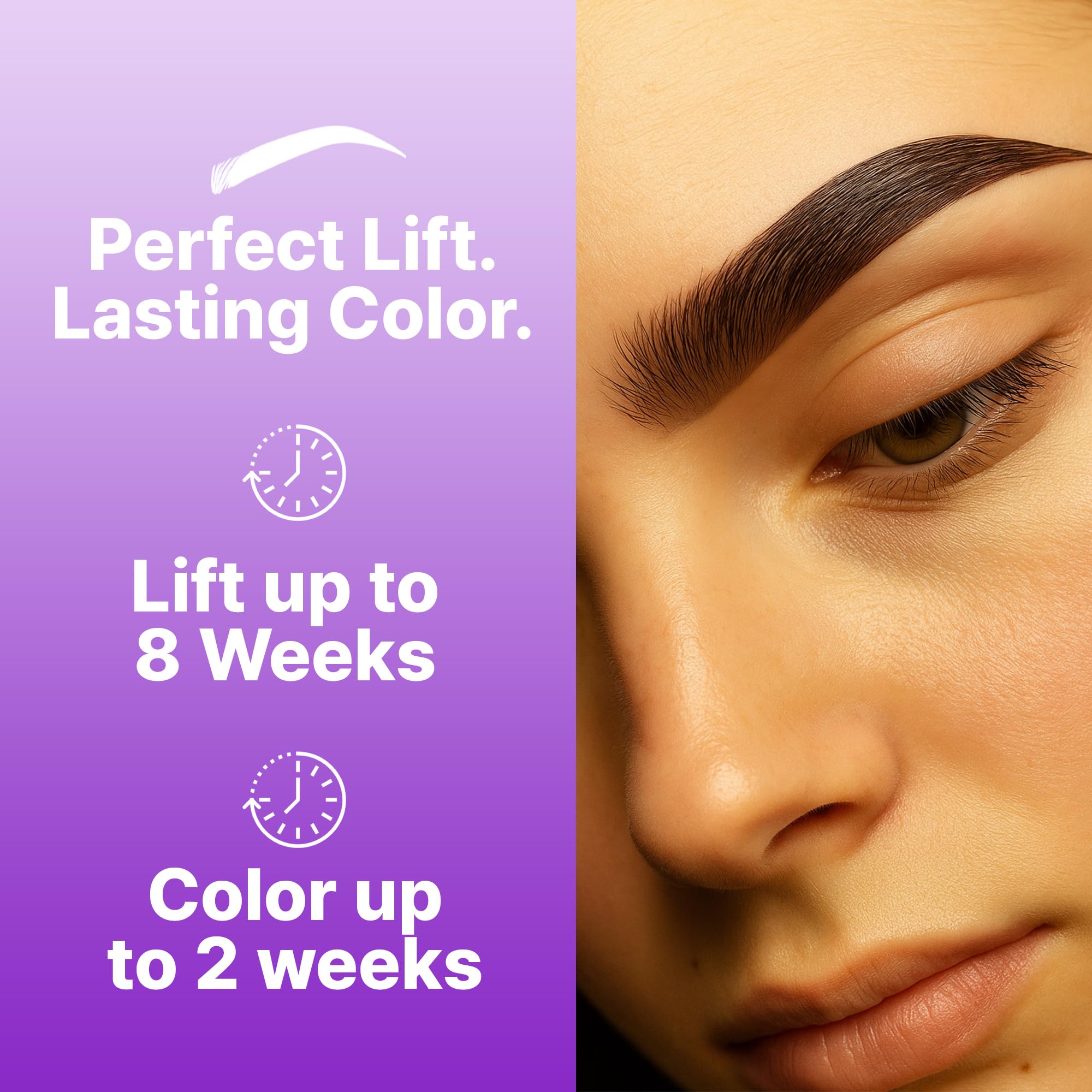 CLIONE PRIME Korean At-Home Brow Lamination & Color Kit — Professional Eyebrow Lift, Tint, and Aftercare