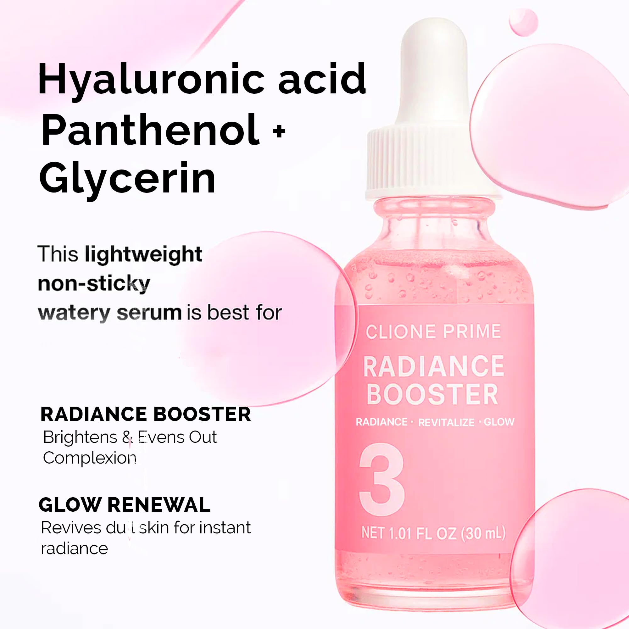 CLIONE PRIME Face Serum for Women – Radiance Booster for Everyday Glow