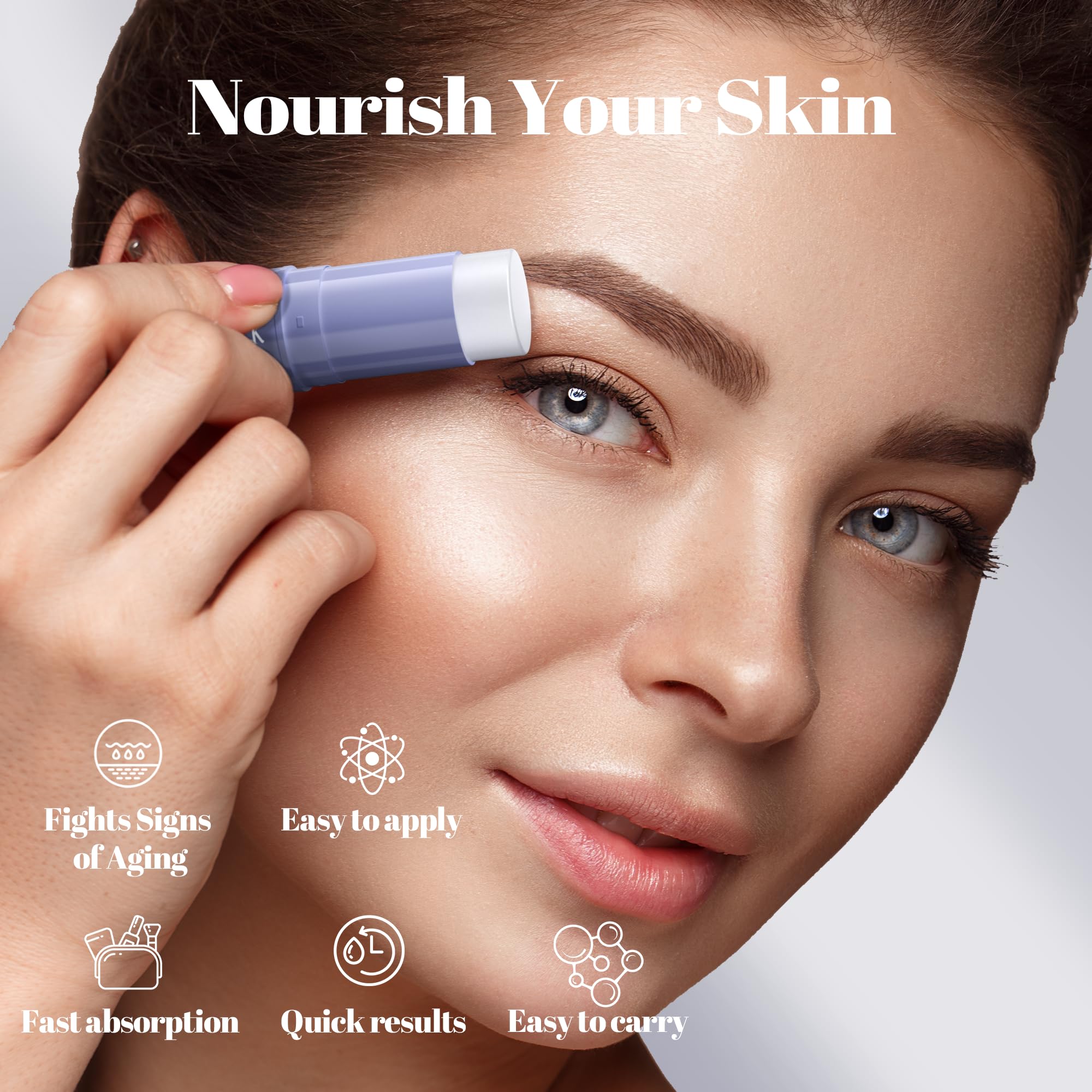 CLNABFR Retinol & Caffeine Eye Balm Stick – Dark Circles, Puffiness & Fine Lines