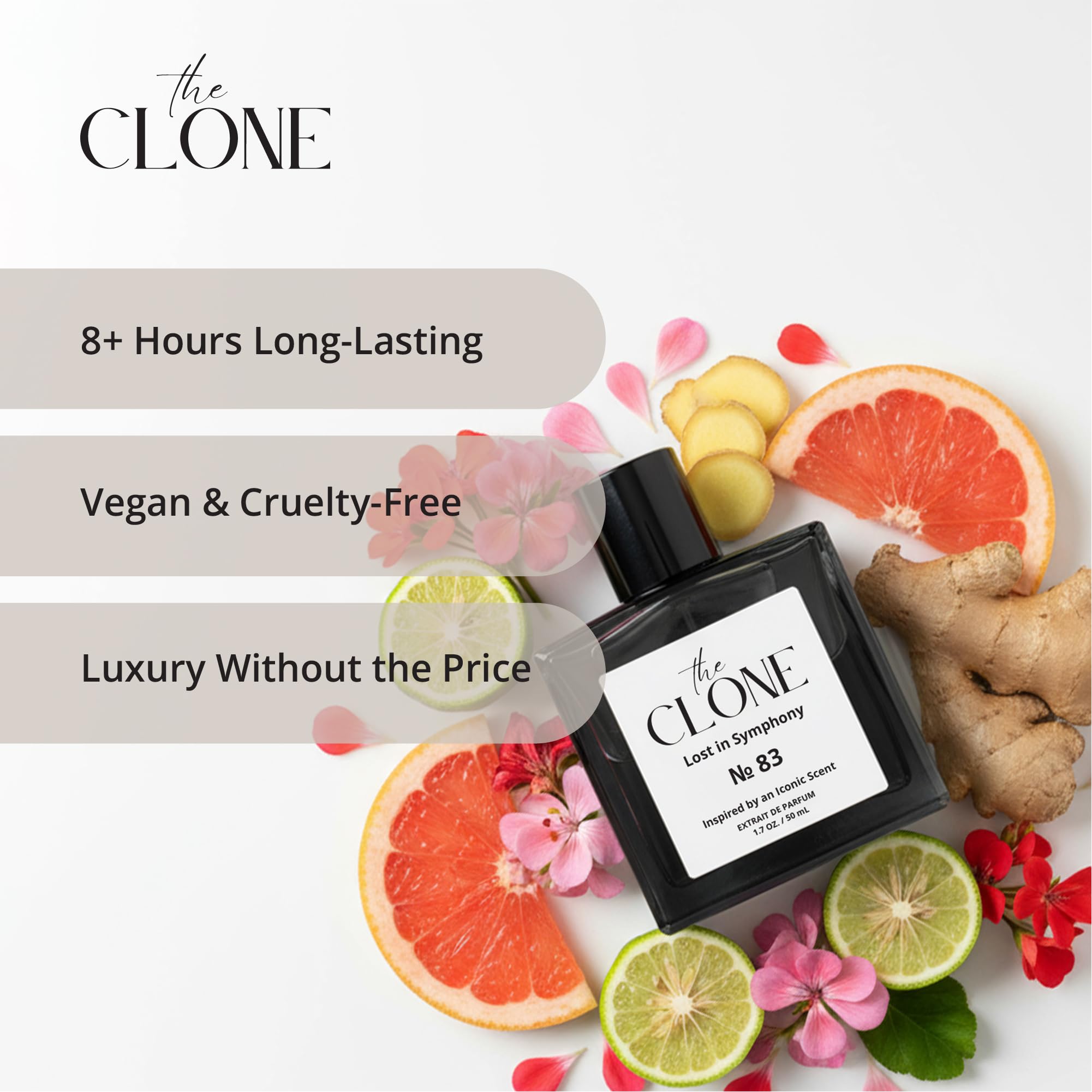 Clone Lost in Symphony No. 83 – Unisex Extrait de Parfum, Inspired by LV Symphony, 50ml