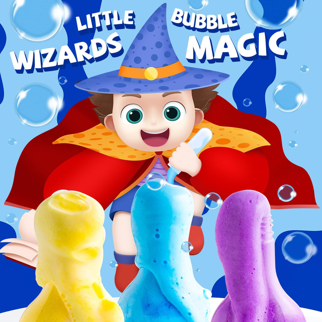 CLOUQUAR Kids Bath Bomb Potions — Non-Toxic Fizzy Bubble Bath, 6-Pack