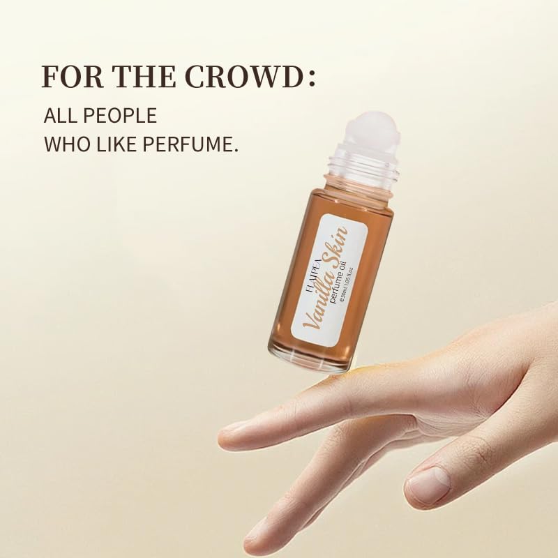 CLQFDT Vanilla Skin Perfume for Women – 30ml Roll-On with Coconut & Musk Ambergris