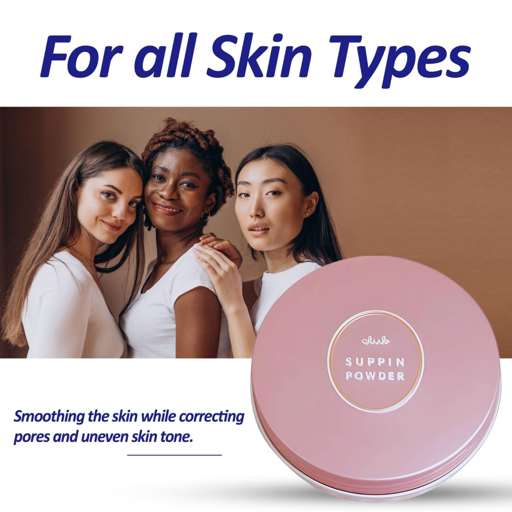 Club Suppin Translucent Setting Powder & Hydrating BB Cream – 2-in-1 Makeup Set