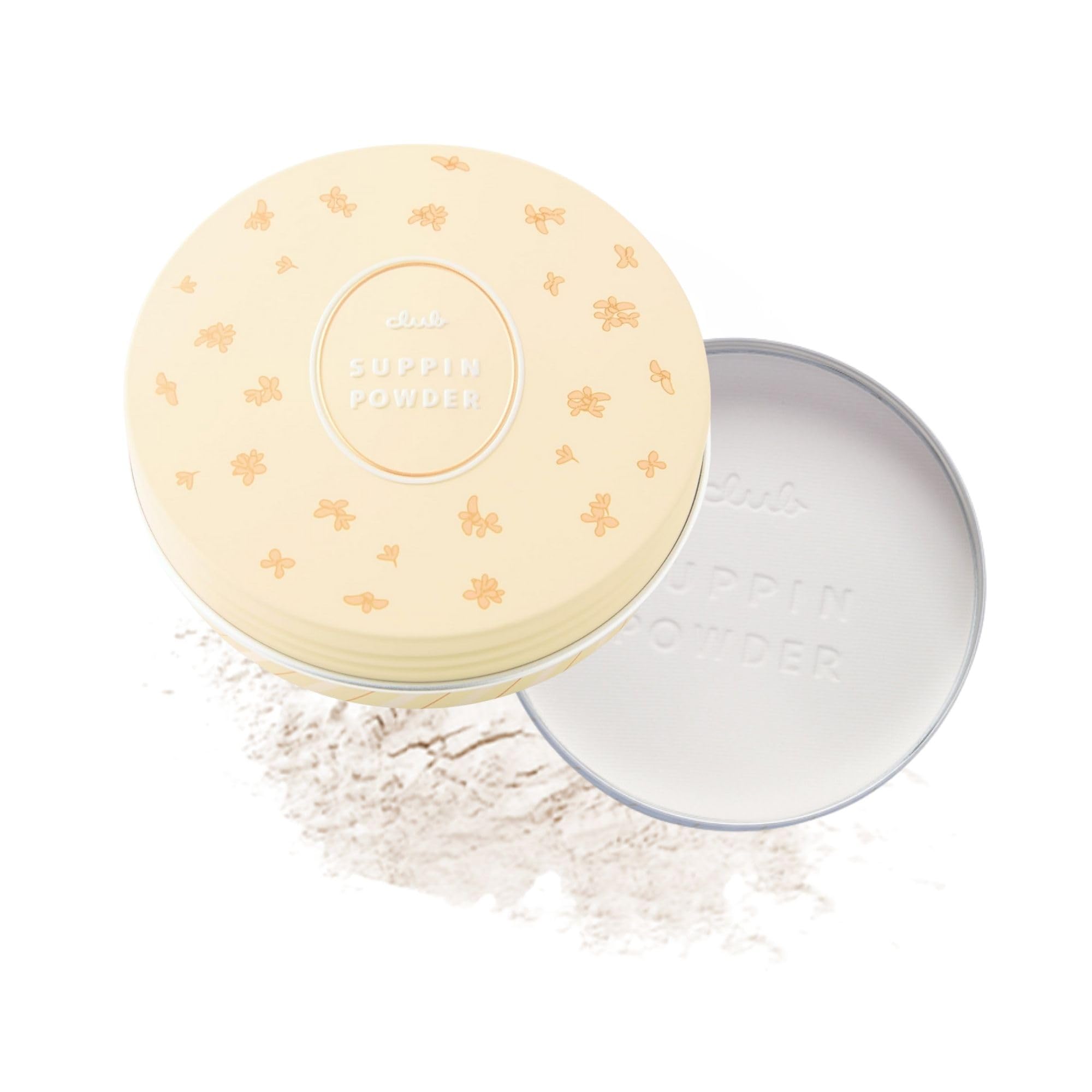 Club Suppin Translucent Pressed Powder – Hydrating Setting Powder with Shea Butter