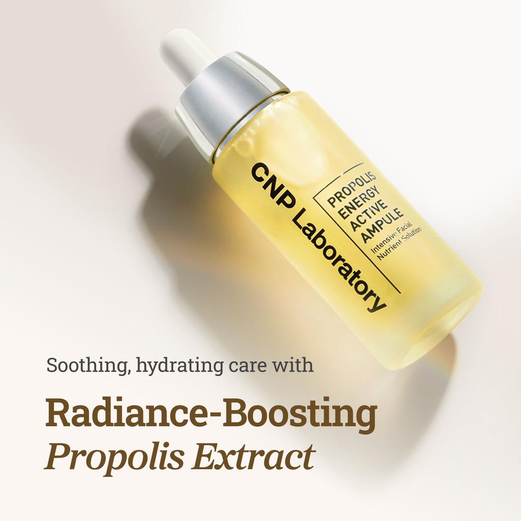 CNP Honey Glow Serum - Propolis Hyaluronic Acid & Centella for Sensitive Skin | Korean Skincare (1.18 fl oz / 35 ml)