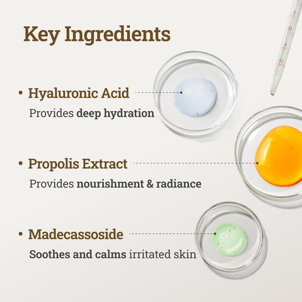 CNP Honey Glow Serum - Propolis Hyaluronic Acid & Centella for Sensitive Skin | Korean Skincare (1.18 fl oz / 35 ml)